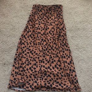 Leopard midi skirt from Urban Outfitters